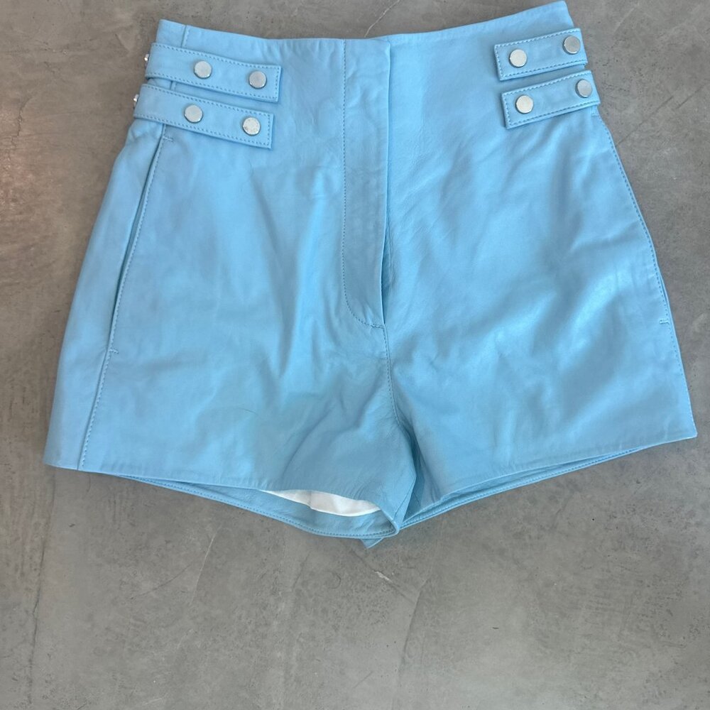 BRAND NEW IRO Paris Leather Shorts